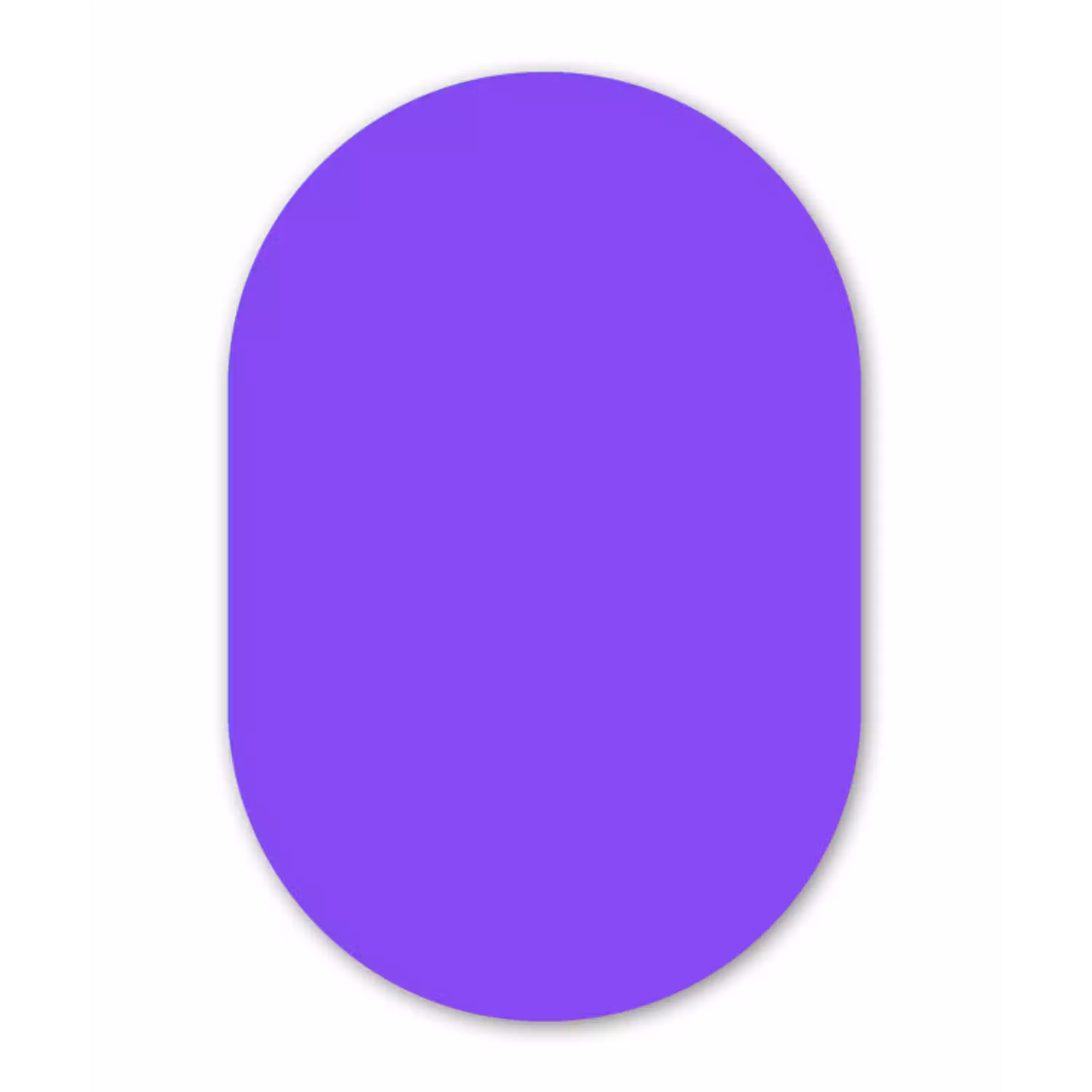 Vivid - Violet - Paars Wandcirkel Ovaal Aluminium middel 839 -3d