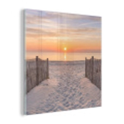 Zonsondergang - Strand - Zand plexiglas 5mm klein -z3d