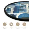 Abstract - Islamitisch - Blauw - Wit Fotolijst rond zonder passe partout klein -closeup_NL