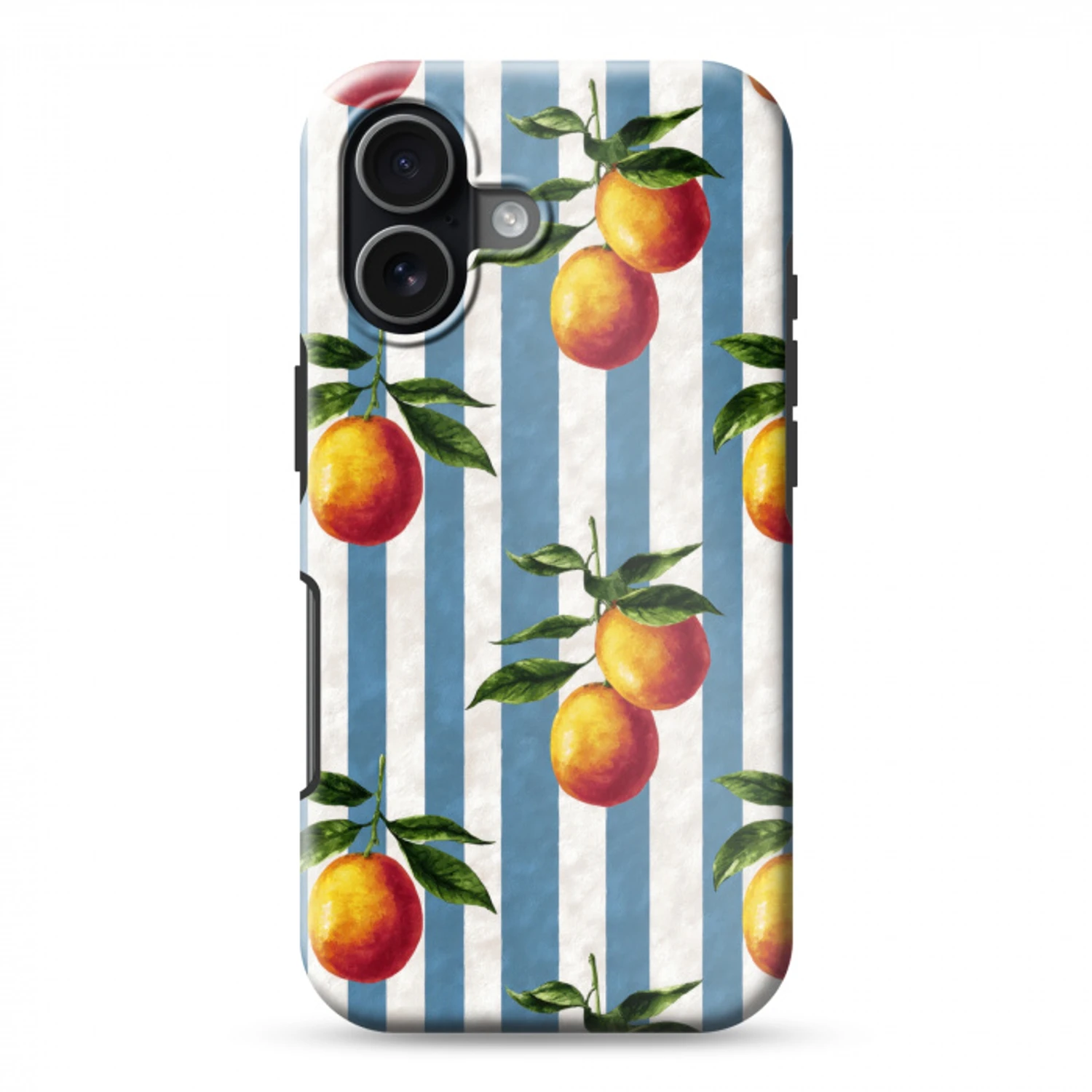 Strepen - Citroen - Blauw Toughcase MagSafe Apple iPhone 17 klein 1017 -3d