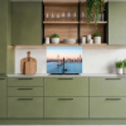 Water - Brug - Skyline - Modern keuken achterwand 2 middel -sfeer3