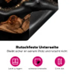 Rivieren van Hout en Hars Inductie beschermer vinyl 3mm groot -zzzzzzz-lf-onderkant