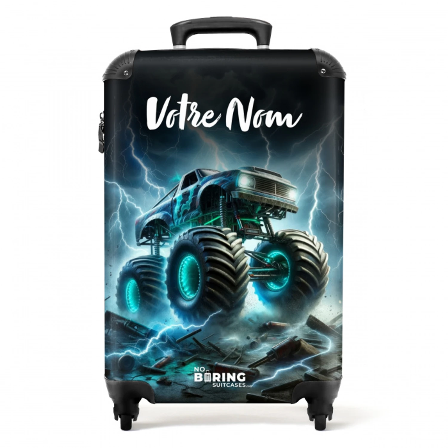 Thunder Wheels NBS - Handbagage koffer - Kinderen Unisex middel -productfoto_recht