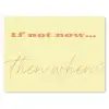 Geel - Oranje - if not now then when muismat rubber klein -3d