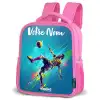 Neon - Voetbal - Schop - Kleurrijk Kinderrugzak - Roze middel -schuin