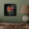 Felgekleurd - Bloemen - Vaas plexiglas 5mm klein -sfeer3