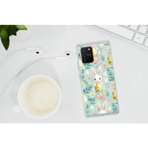 Konijn - Eieren - Takjes Telefoonhoesje Samsung Galaxy S10 Lite klein -oordopS10Lite