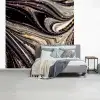 Marmerlook - Zwart - Goud - Wit - Glitter - Marmer fotobehang vinyl groot -slaapkamer