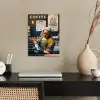 Melkmeisje - Barista - Koffie - Vintage - Kunst - Abstract - Schilderij - Oude meesters poster papier klein -sfeer1