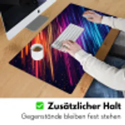 Snelheid - Kosmos - Kleurrijk Muismat XXL klein -ysfeer3_duits