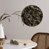 Kristal - Goud - Zwart - Marmer Wandcirkel behangsticker klein 186 -sfeer3