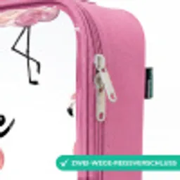 Flamingo feestje Kinderkoffer - Roze klein -rits_DE