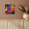 Abstract - Graffiti - Kleurrijk - Verfspatten aluminium wit klein -sfeer4