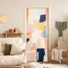 Kunst - Abstract - Roze - Pastel deurposter klein -sfeer2