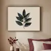 Laurierbladeren - Bloemknoppen - subtiel Textielframe zwart klein -sfeer1