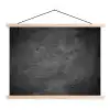 Structuur - Cement - Beton - Grijs - Vintage textielposter latten blank klein -3d