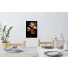 Bloem - Orchidee - Oranje Muursticker klein -eettafel