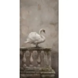 Zwaan - Elegant - Dieren - Wit Behang Vlies klein -3d_website