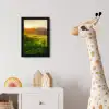 Gras - Heuvels - Zon - Natuur - Landschap fotolijst zwart zonder passe partout klein -usfeer4_kinderkamer