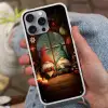 Gnooms - Kerst - Raam - Kleurrijk Hoesje iPhone 16 Pro Max met koord klein -sfeer3