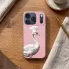 Zwaan - Koksmuts - Mooi - Klassiek Telefoonhoesje iPhone 17 Pro klein -sfeer1