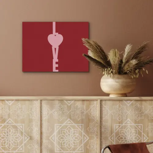 Love - Hart - Rood PET vilt klein -sfeer4