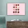 Chocolaatjes - Hartvormig - Liefste canvas 2cm klein -sfeer4