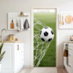 Voetbal - Goal - Net - Sport deurposter klein -sfeer5