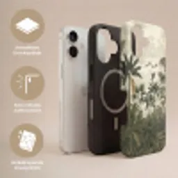 Papagaaien - Jungle - Tropisch - Green Toughcase MagSafe Apple iPhone 17 klein -USP_Lagen_DE