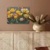 Tulpen - Geel - Penseelstreken - Abstract PET vilt klein -sfeer4
