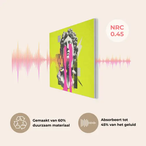 Buste - Verf - Geel PET vilt klein -USP_NL