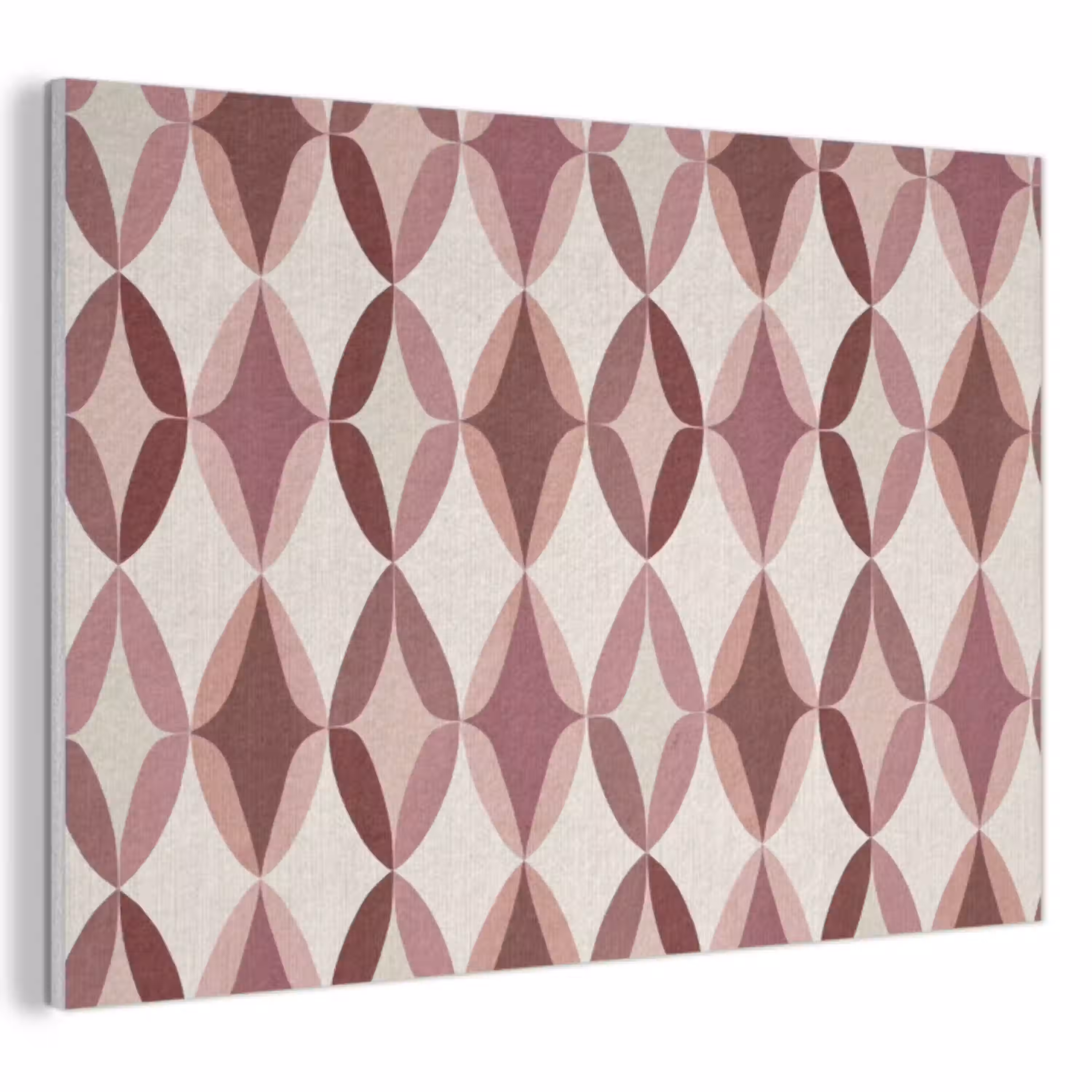 Ovaal - Textuur - Roze PET vilt klein 837 -3d