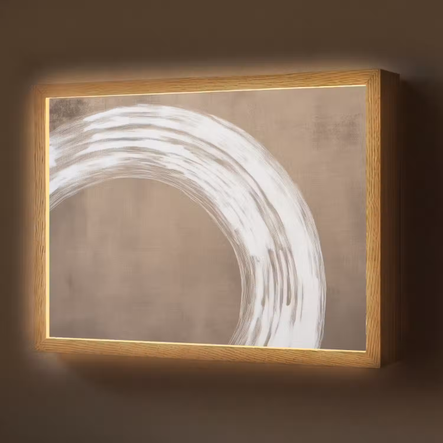 Lightbox - Wandlamp - Verf - Bruin - Japandi