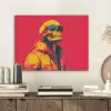 Zonnebril - Schedel - Jas - Rood PET vilt klein -sfeer1