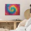 Regenboogkleuren - Tie dye - PET vilt klein -sfeer3