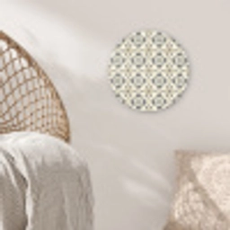 Floraal - Patroon - Kleurrijk Wandcirkel kunststof plaat 5mm dik klein 188 -sfeer5