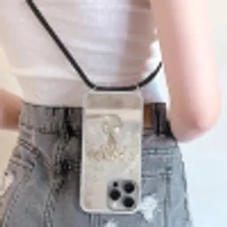 Vaas - Gipskruid - Wit Hoesje iPhone 16 Pro Max met koord klein -sfeer5
