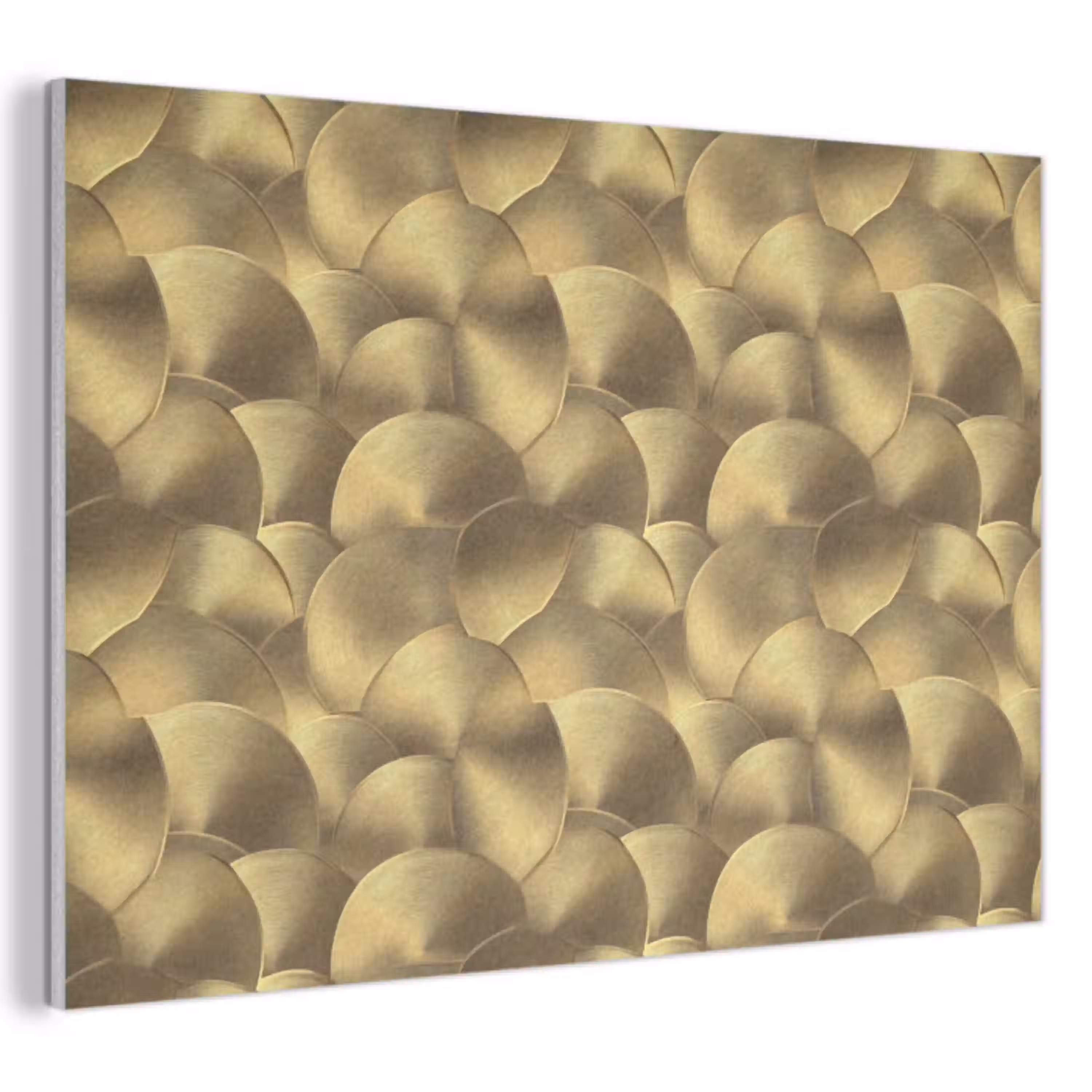 Modern - Cirkel - Goud PET vilt klein 837 -3d