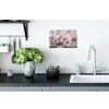 Bloesems - Meeldraden - Geel - Wazig Muursticker klein -keuken