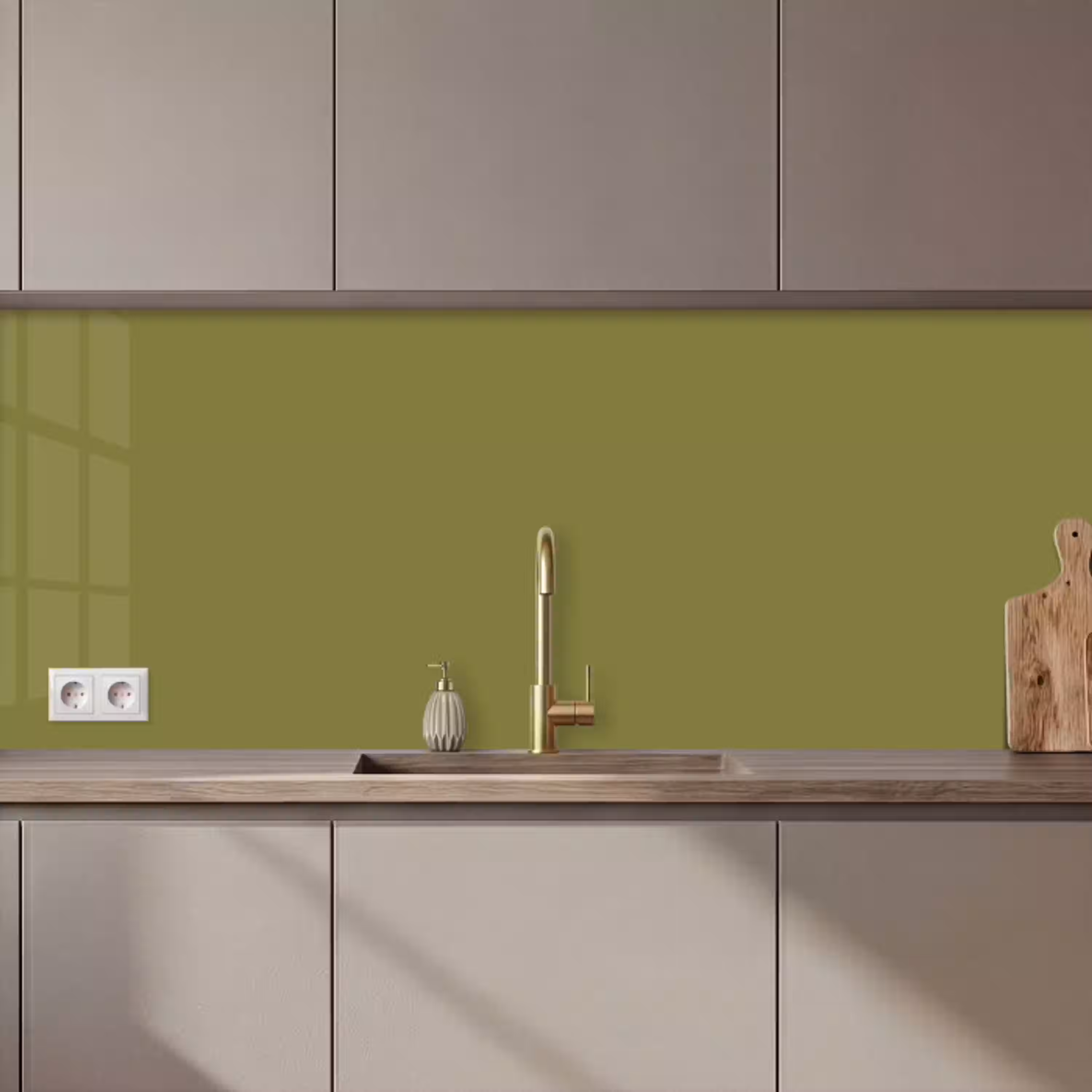 Juniper - Groen - Organisch keuken achterwand 2 middel 871 zz_3dshopping