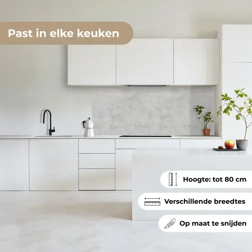 Beton - Grijs - Industrieel - Patroon keuken achterwand 2 middel 871 -sfeer4_NL