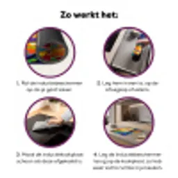 Boom - Landschap - Natuur - Abstract - Kleurrijk Inductie beschermer vinyl 3mm middel -zzzzzzz-cc-werking