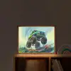 Monstertruck - Auto - Jongens - Groen Light Box met batterij (Wandlamp kind) middel -sfeer1_kind