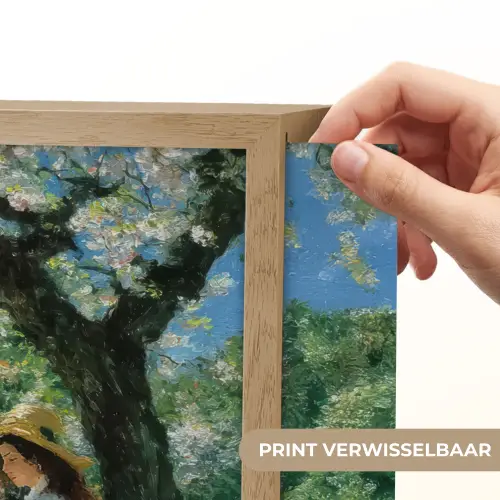 Vrouw - Boom - Boek - Mandje Light Box met batterij (Wandlamp) middel -USP_websiteprintNL