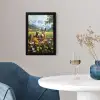Ezels - Bloemen - Zomers fotolijst zwart zonder passe partout klein -sfeer4
