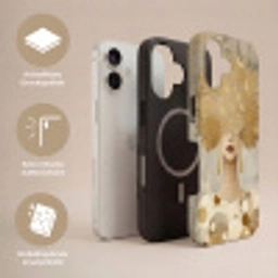 Goud - Portret - Vrouw Toughcase MagSafe Apple iPhone 17 klein -USP_Lagen_DE