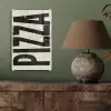 Pizza - Decoratie - Japandi - Vintage plexiglas 5mm klein -sfeer3