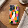 Tulpen - Kat - Kleurrijk Telefoonhoesje iPhone 17 Pro klein -sfeer1