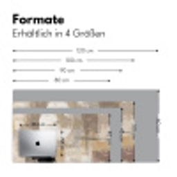 Abstract - Cirkel - Modern - Beige - Zwart - Minimalistisch Muismat XXL klein -ysfeer5_duits