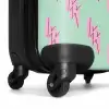 Patronen - Roze bliksem op mintgroen NBS - Handbagage koffer - Kinderen Unisex middel -wiel